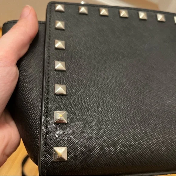 Michael Kors Leather Studded Purse - Picture 5 of 13